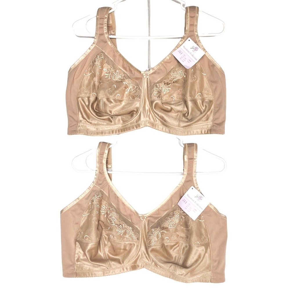 2 ABC Signature 511 Regalia Mastectomy Bras 46F Recovery Post Surgical NWT $110